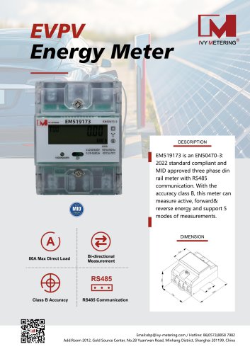 IVY EVPV Energy Meter EM519173