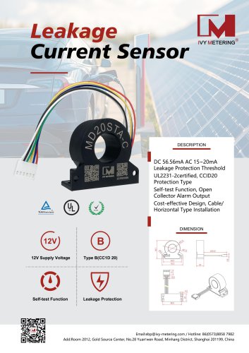 IVY Leakage Current Sensor MD20STA-C