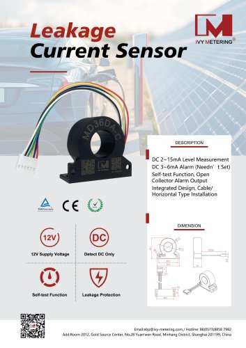 IVY Leakage Current Sensor MD36DA-C
