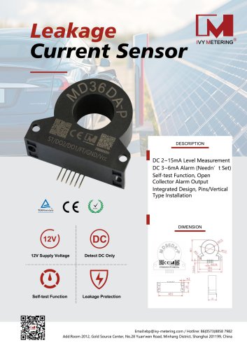IVY Leakage Current Sensor MD36DA-P