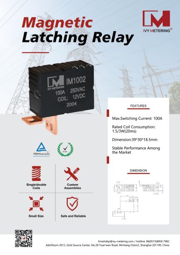 IVY Magnetic Latching Relay IM1002