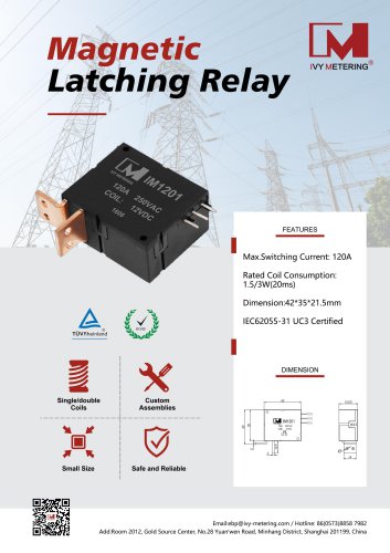 IVY Magnetic Latching Relay IM1201