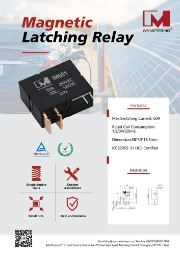 IVY Magnetic Latching Relay IM601
