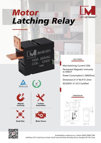 IVY Motor Latching Relay IM-M1201