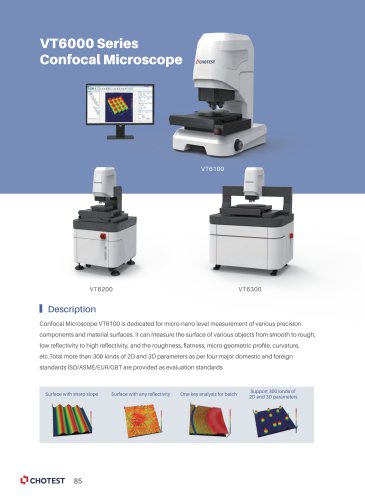 Confocal Microscope VT6100-VT6200-VT6300