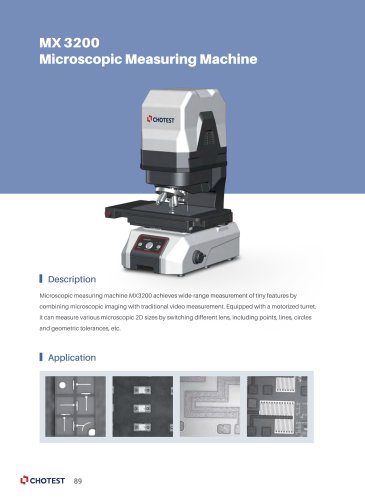 Microscopic Measuring Machine MX3200