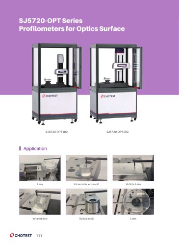 Profilometers for Optics Surface SJ5720-OPT Series