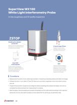 White Light Interferometry Probe SuperView WX100