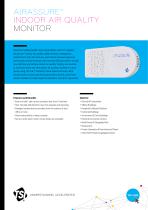 AirAssure Indoor Air Quality Monitor - Spec Sheet