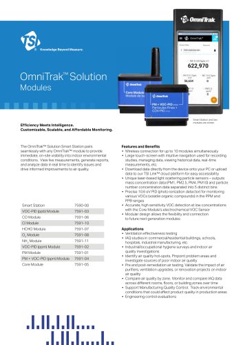 OmniTrak Solution Spec Sheet