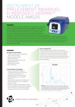 Specsheet PRÉLÈVEMENT INDIVIDUEL D´AÉROSOLS SIDEPAK™ MODÈLE AM520