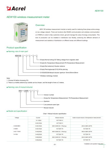 AEW100 Wireless Energy Meter