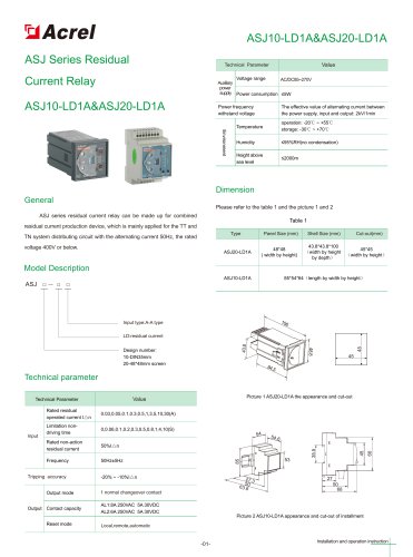 ASJ Series Residual