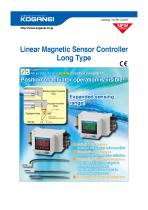 Linear Magnetic sensor Controller long Type