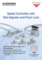 Speed Controller with Dial Adjuster and Push Lock