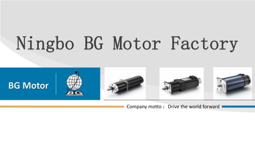 Ningbo BG Motor Factory