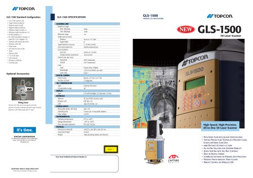 3D Laser Scanner GLS-1500