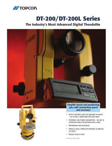 DT-200/200L Catalogue