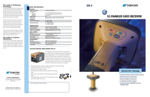 GR-3  G3 ENABLED GNSS RECEIVER