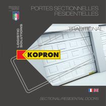 Portes sectionnelles residentielles - Traditional - 1