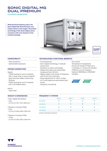 SONIC DIGITAL MG DUAL PREMIUM