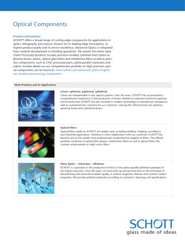 Optical Components - Overview