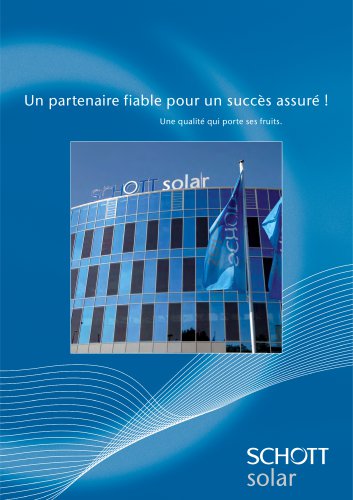 Solar Brochure Gamme