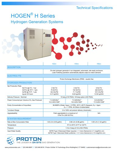 Hydrogen H Series