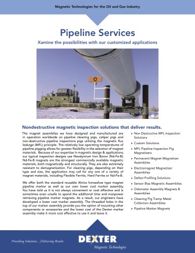 Pipeline Services Data Sheet