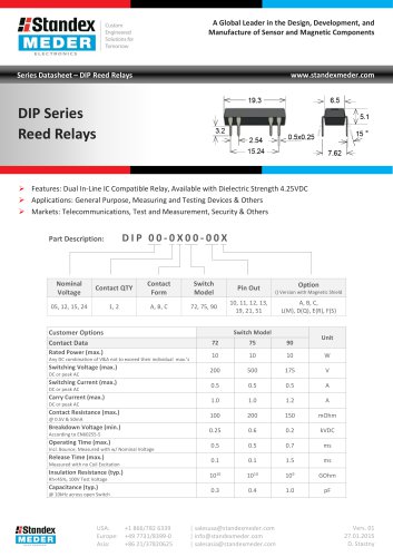 DIP SERIES REED RELAY