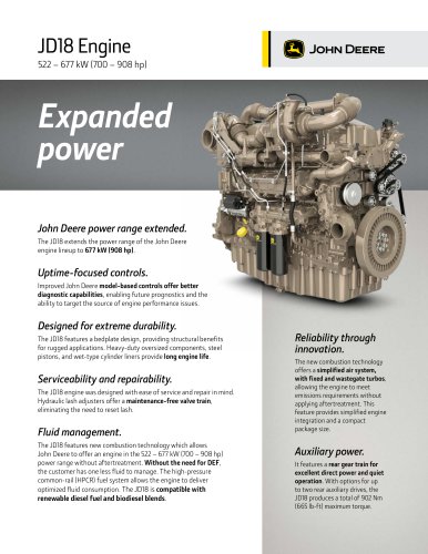 JD18 Engine