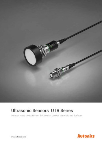 Ultrasonic sensors, UTR Series