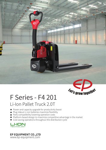 F Series - F4 201 Li-Ion Pallet Truck 2.0T