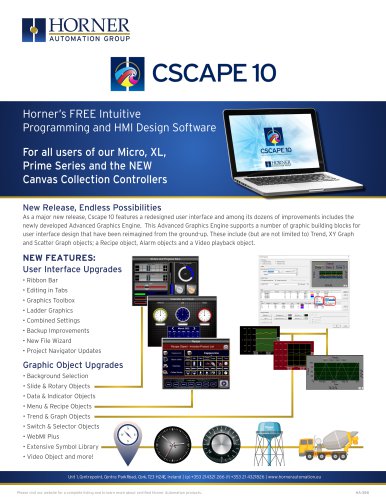 Cscape 10 Sales Sheet