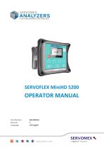 SERVOFLEX MiniHD 5200 Operator Manual 05210001a_5