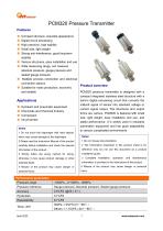 PCM320 Pressure Transmitter