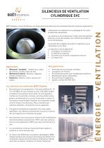 Silencieux de ventilation circulaire SVC