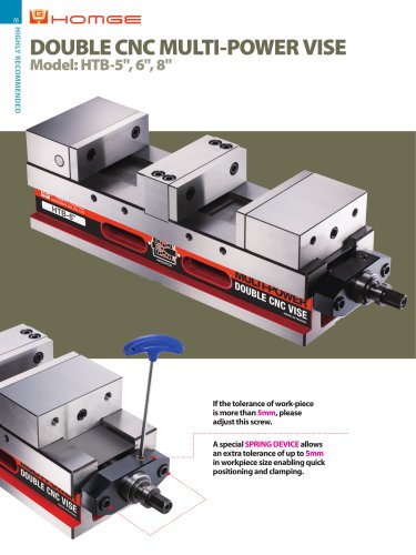 HTB DOUBLE CNC MULTI-POWER VISE