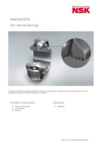 Disc Harrow Bearings