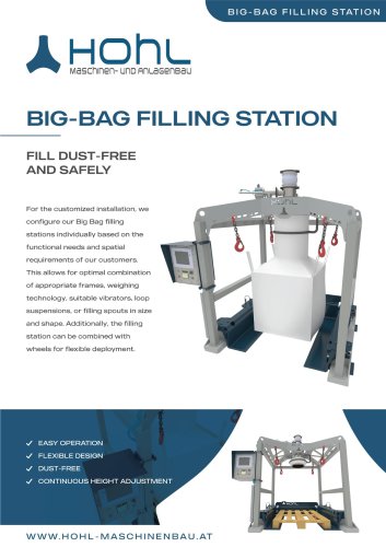 BIG-BAG FILLING STATION