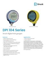 Druck DPI 104 digital test gauge