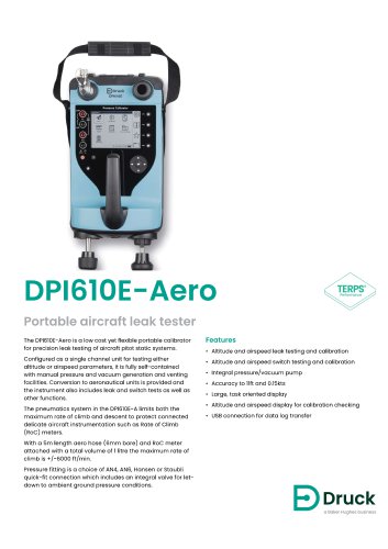 Druck DPI610E-Aero