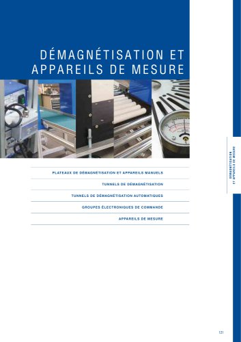 DÉMAGNÉTISATION ET APPAREILS DE MESURE