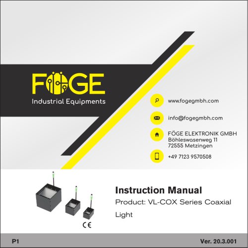 Coaxial Light VL-COX Series