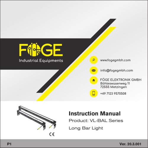 Long Bar Light VL-BAL Series