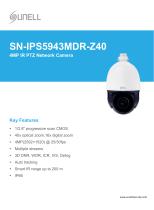 SN-IPS5943MDR-Z40 4MP IR PTZ Network Camera