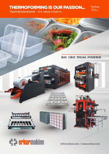 ER 130 TRIM PRESS Thermoforming Machine