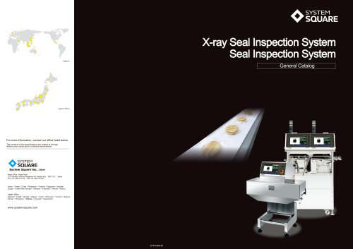 X-ray Seal Inspection System - General Catalog