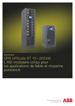 DPA UPScale ST 10-200kW - L’ASI modulaire conçu pour les applications de faible et moyenne puissance - 1