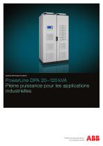 PowerLine DPA 20-120 kVA, Pleine puissance pour les applications industrielles